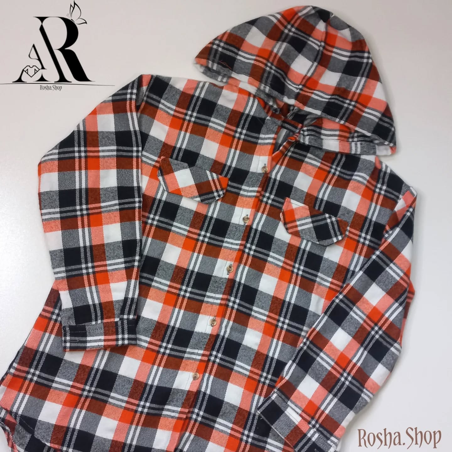 مانتو زنانه پاییزه طرح چارخونه😍