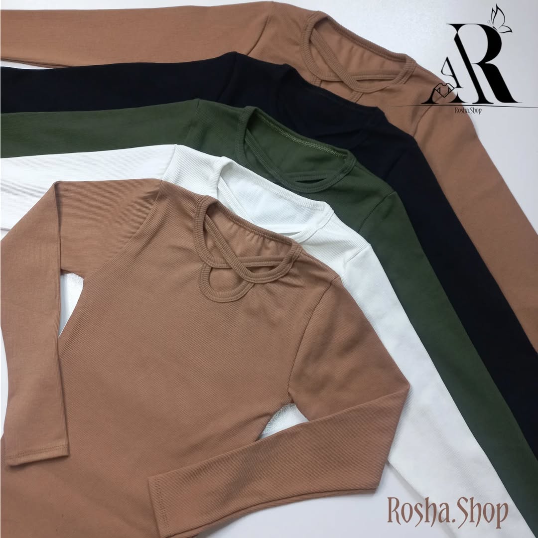 بلوز کبریتی یقه ضربدری جنس: سوپر پنبه