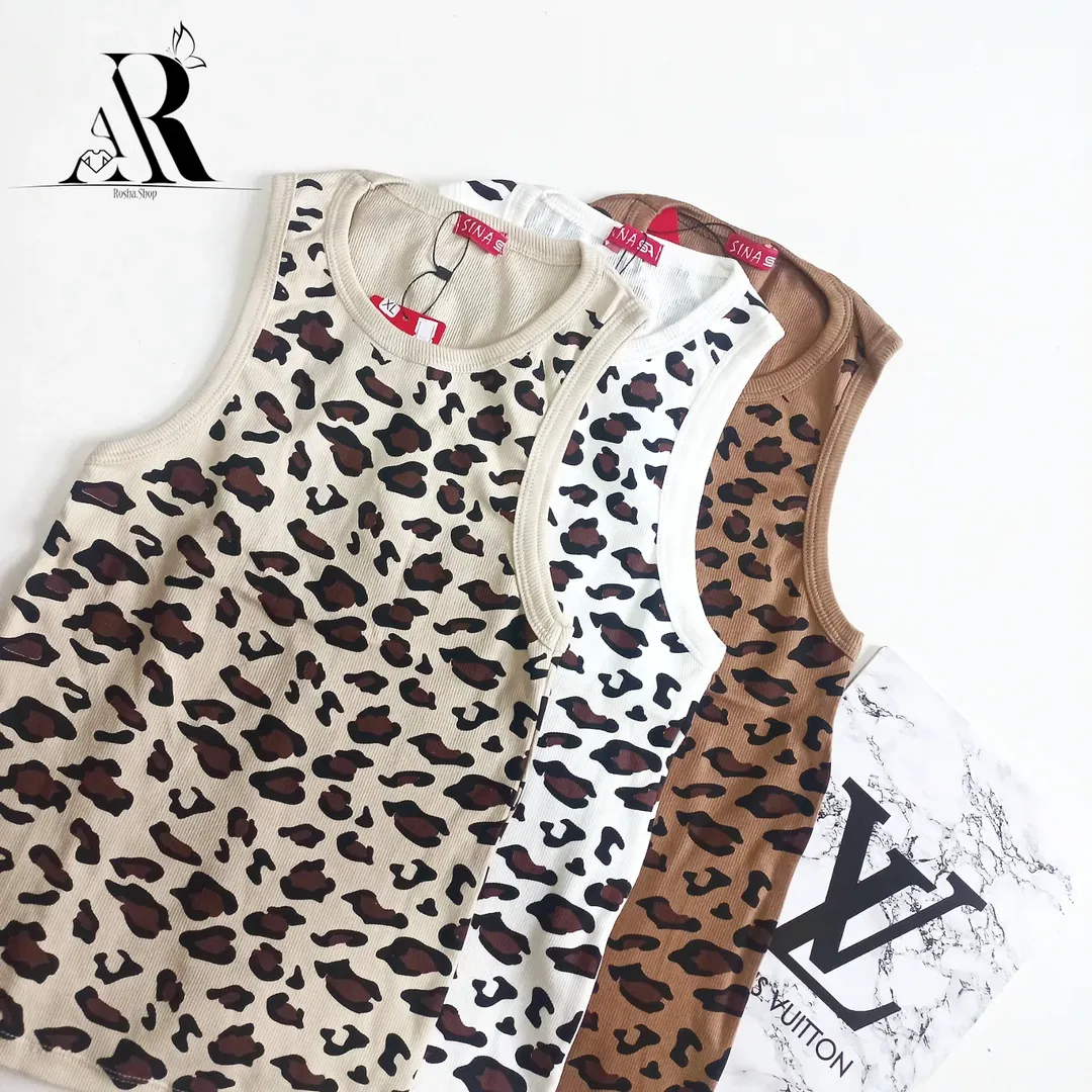 تاپ یقه گرد پلنگی😎🐆