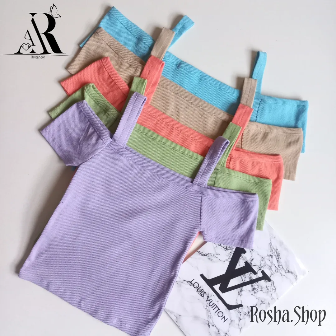 تاپ پاستیلی کبریتی آستین قایقی😍🫧