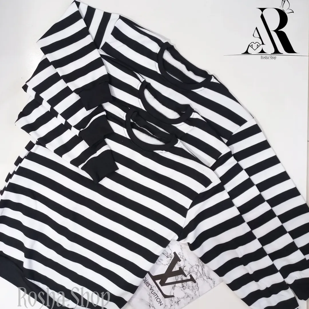 بلوز دورس راه راه توکرکی🍂🤎