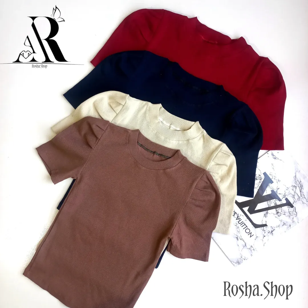 تیشرت یقه گرد کبریتی عروسکی 🫧🦋