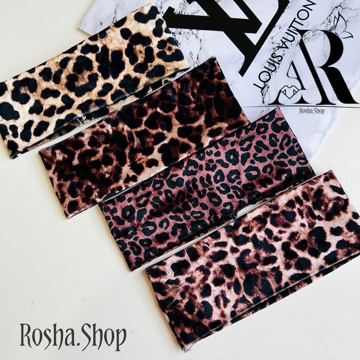 هدبند مخمل پلنگی🐆🍂