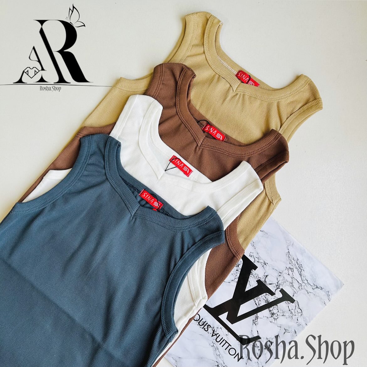 تاپ یقه دلبری قواره دار🤎🍂