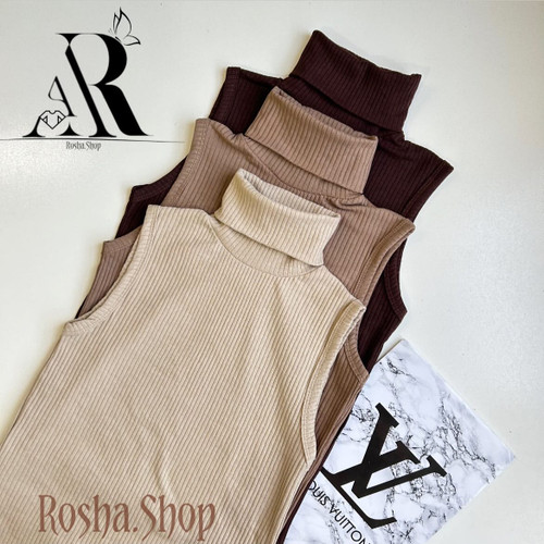 تاپ یقه اسکی کبریتی قواره دار🤎🍂