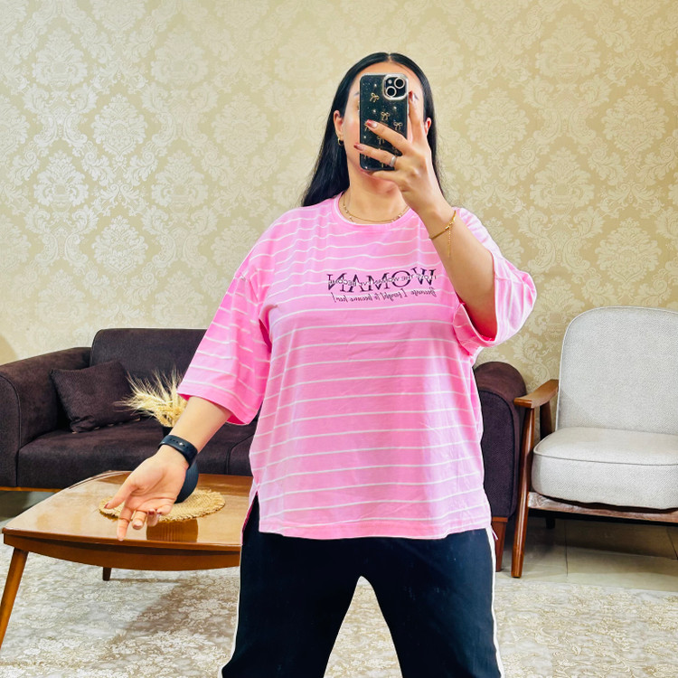 تیشرت باکسی رینگی😍💗