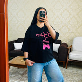 تیشرت باکسی دخترانه🎮🥰