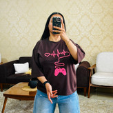 تیشرت باکسی دخترانه🎮🥰